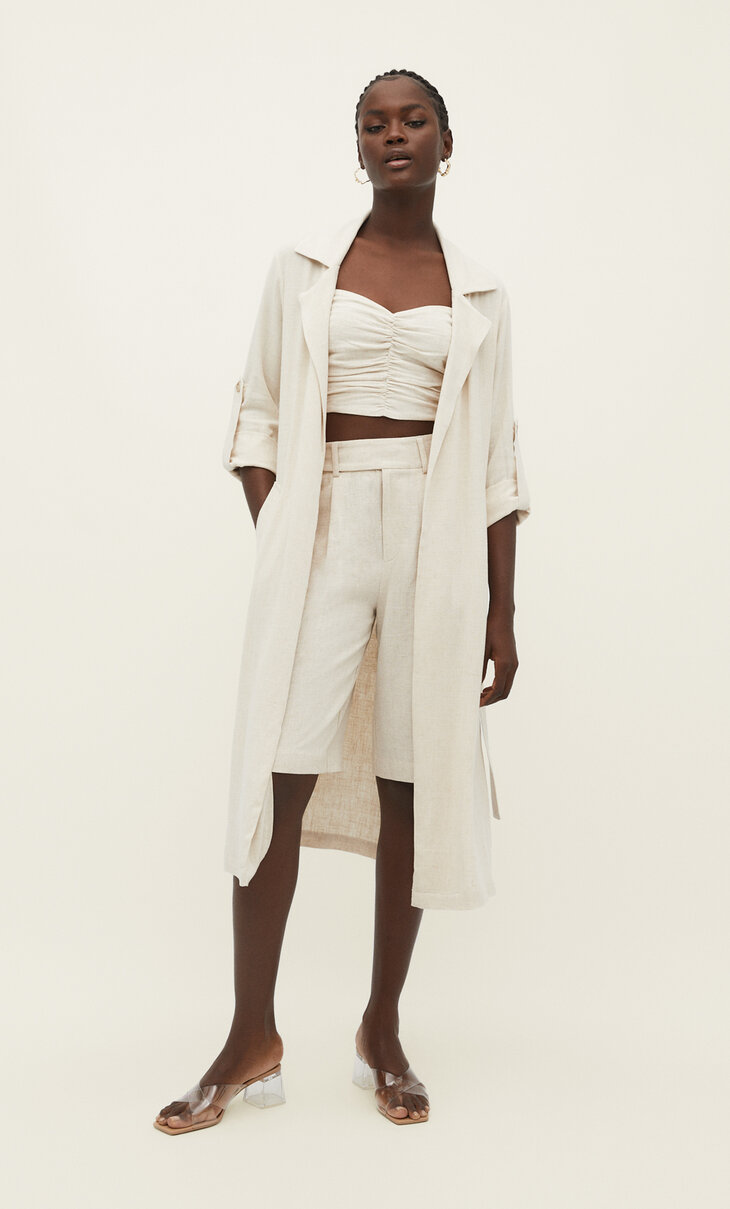 Rustic trench coat