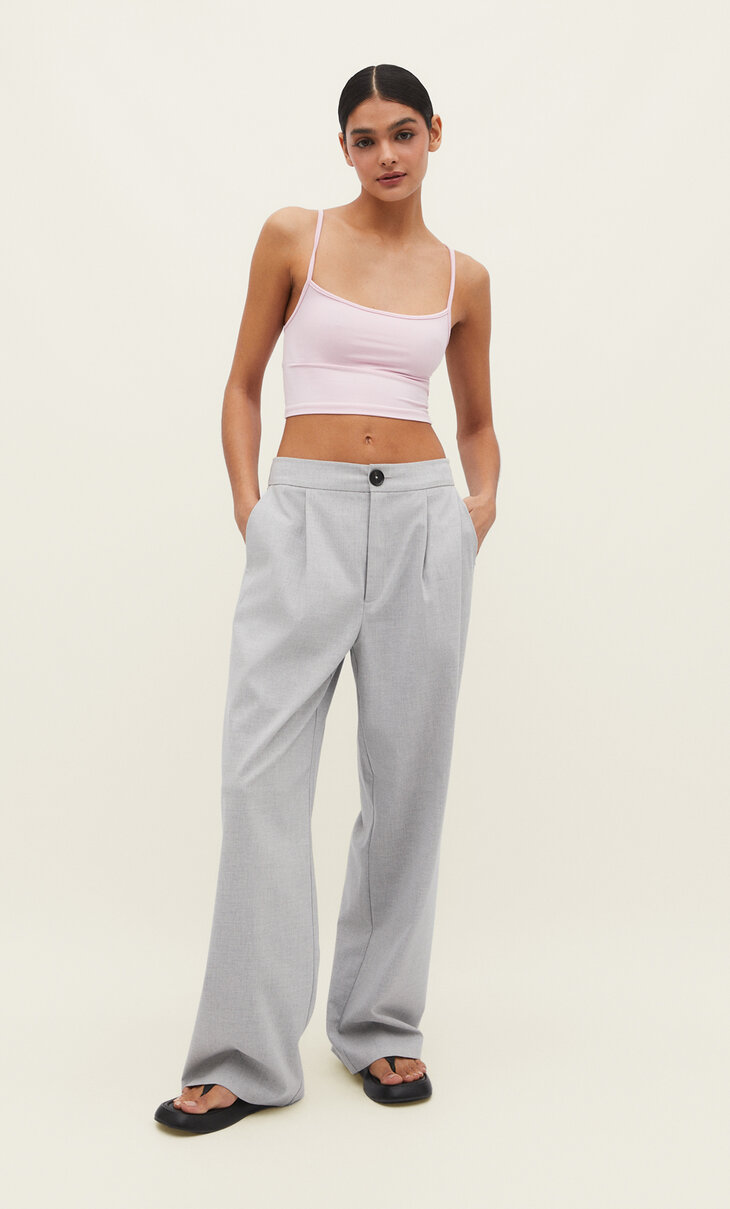 Strappy crop top