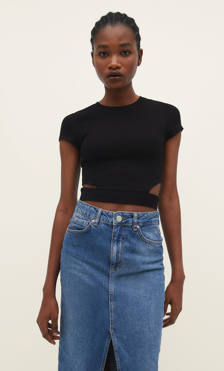 Top with cut-out detail