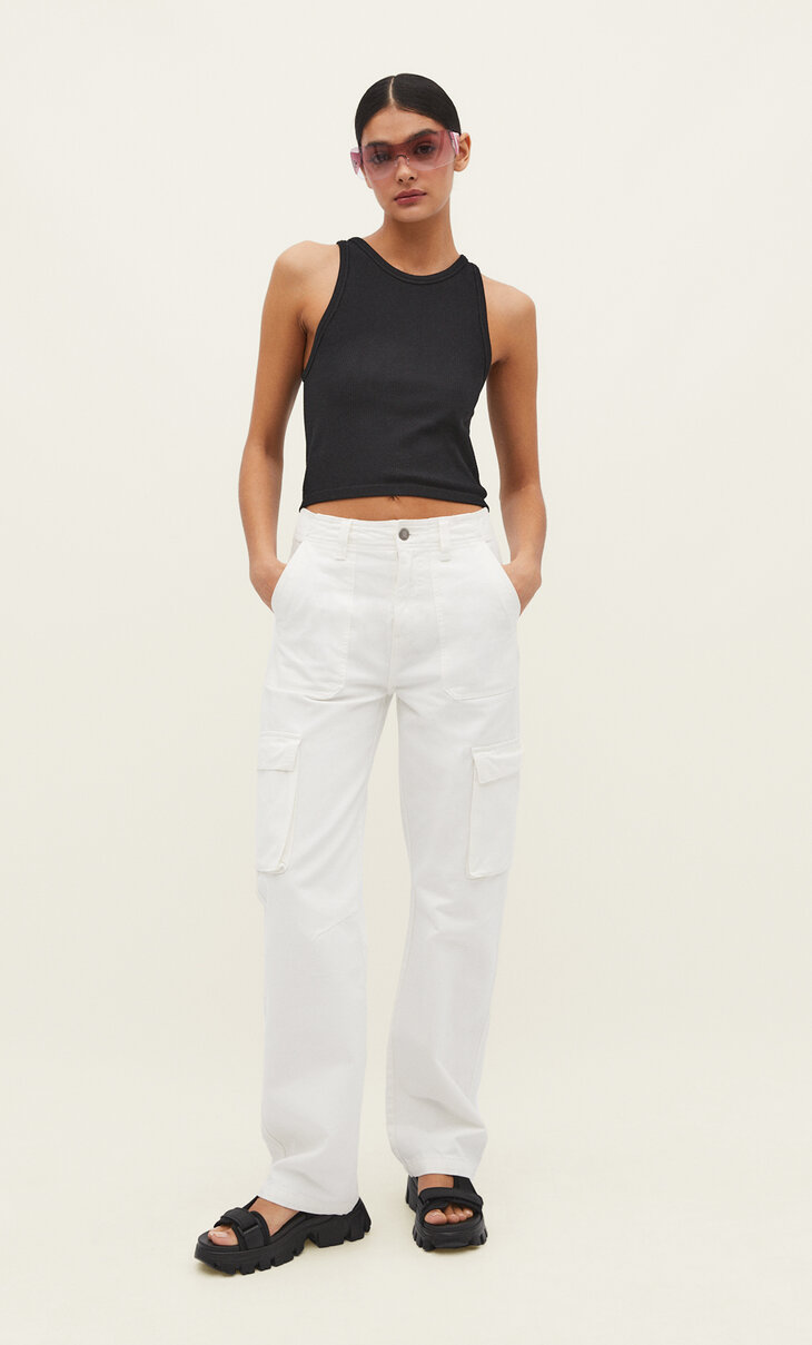 Seamless x-back top