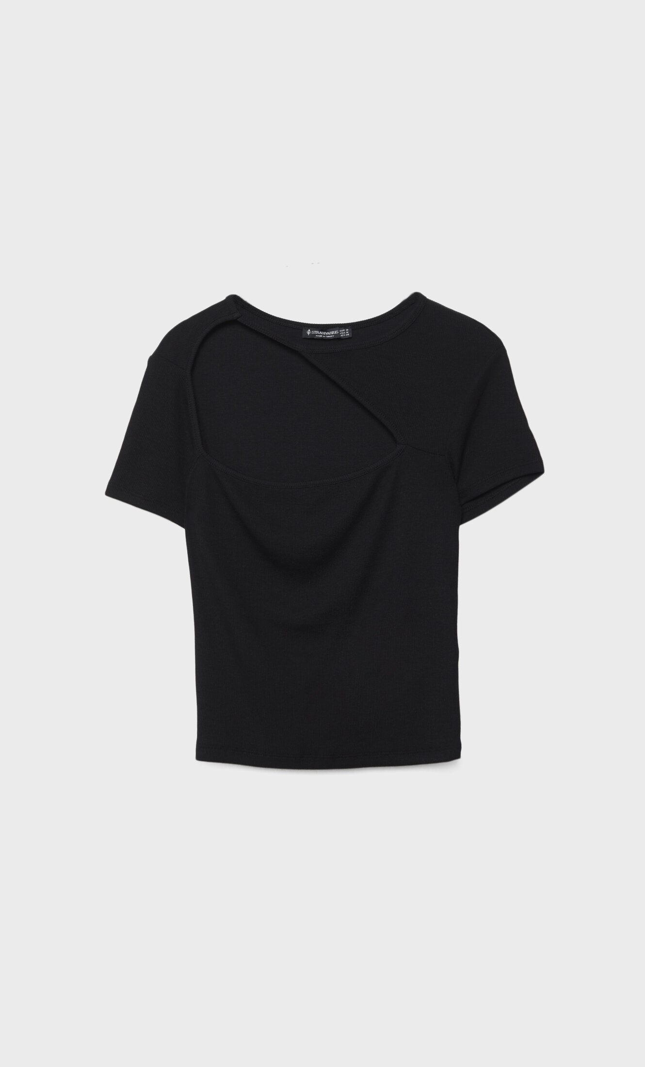 Camiseta cut out online stradivarius