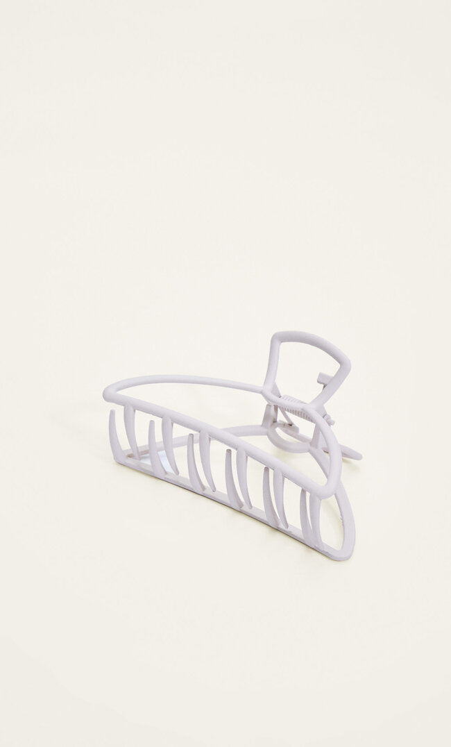 

Stradivarius Farbige Metallic-Haarklammer Ecru M
