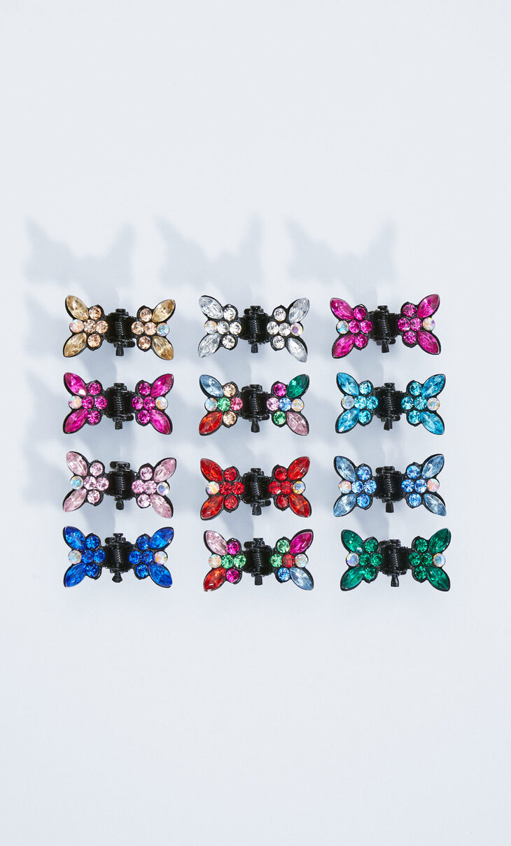 Pack mini pinces papillons