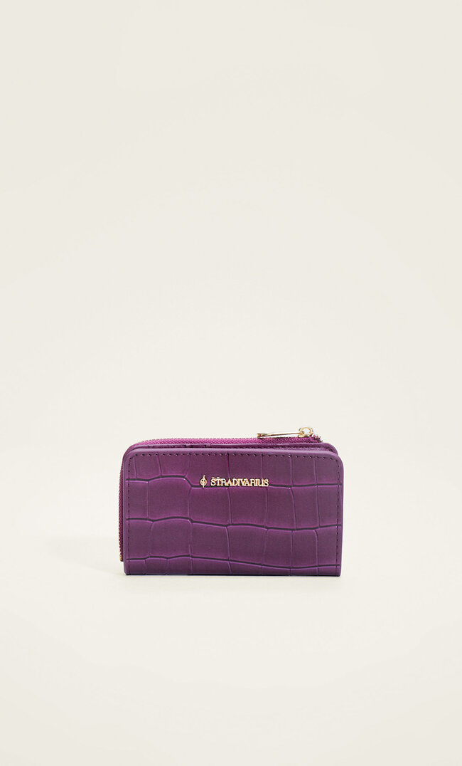 

Stradivarius Kartentasche Mit Krokoprägung Fuchsia M