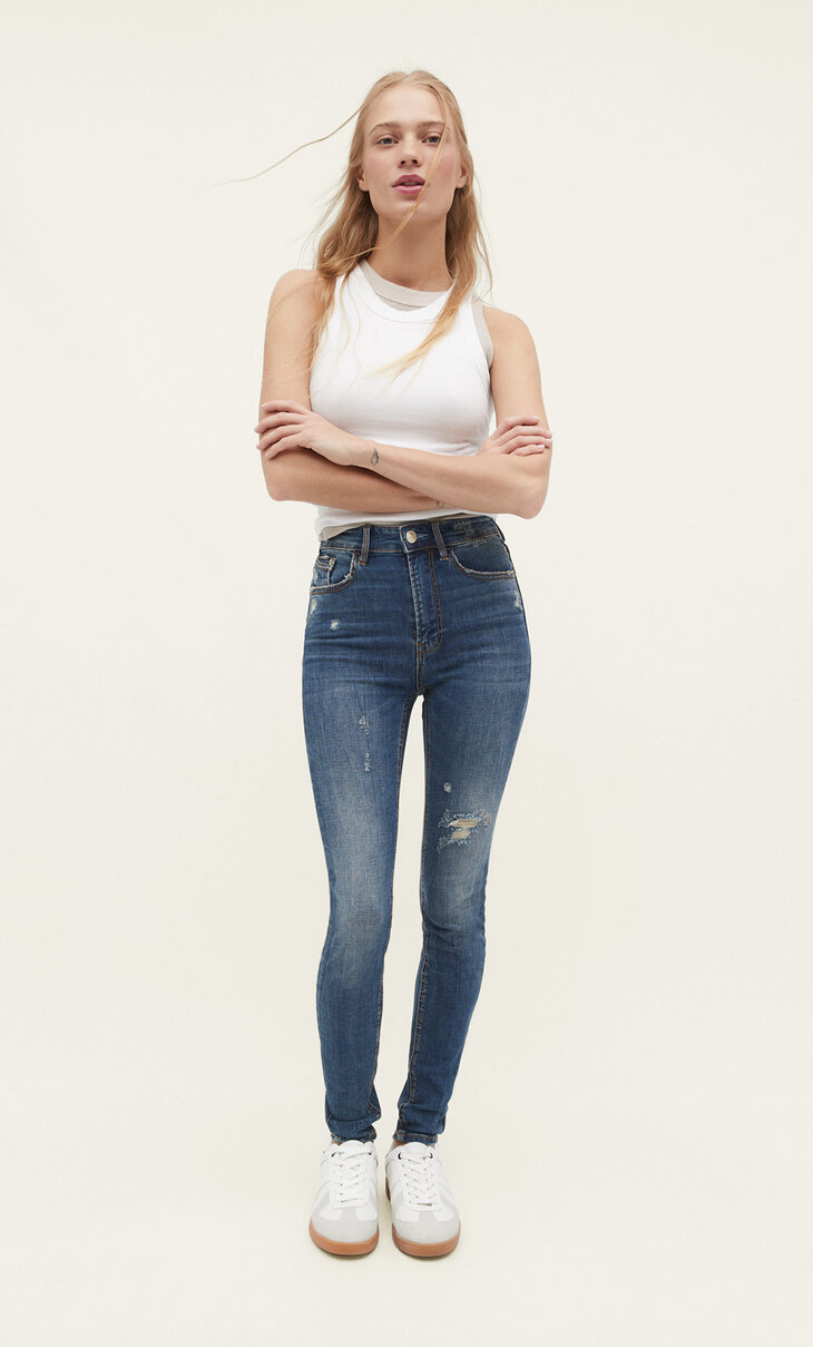 Jean skinny taille regular