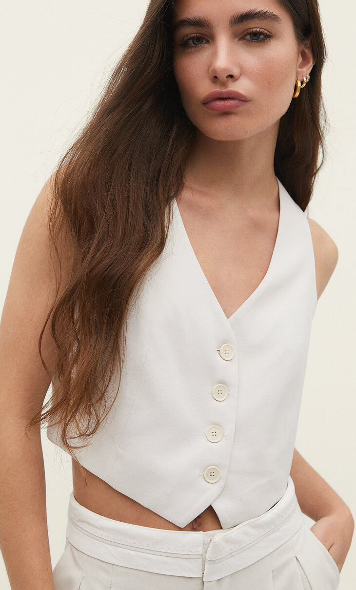 Basic short waistcoat