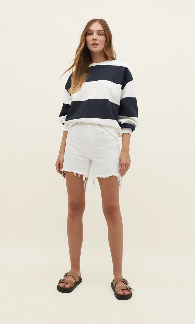 

Stradivarius Gestreiftes Sweatshirt M