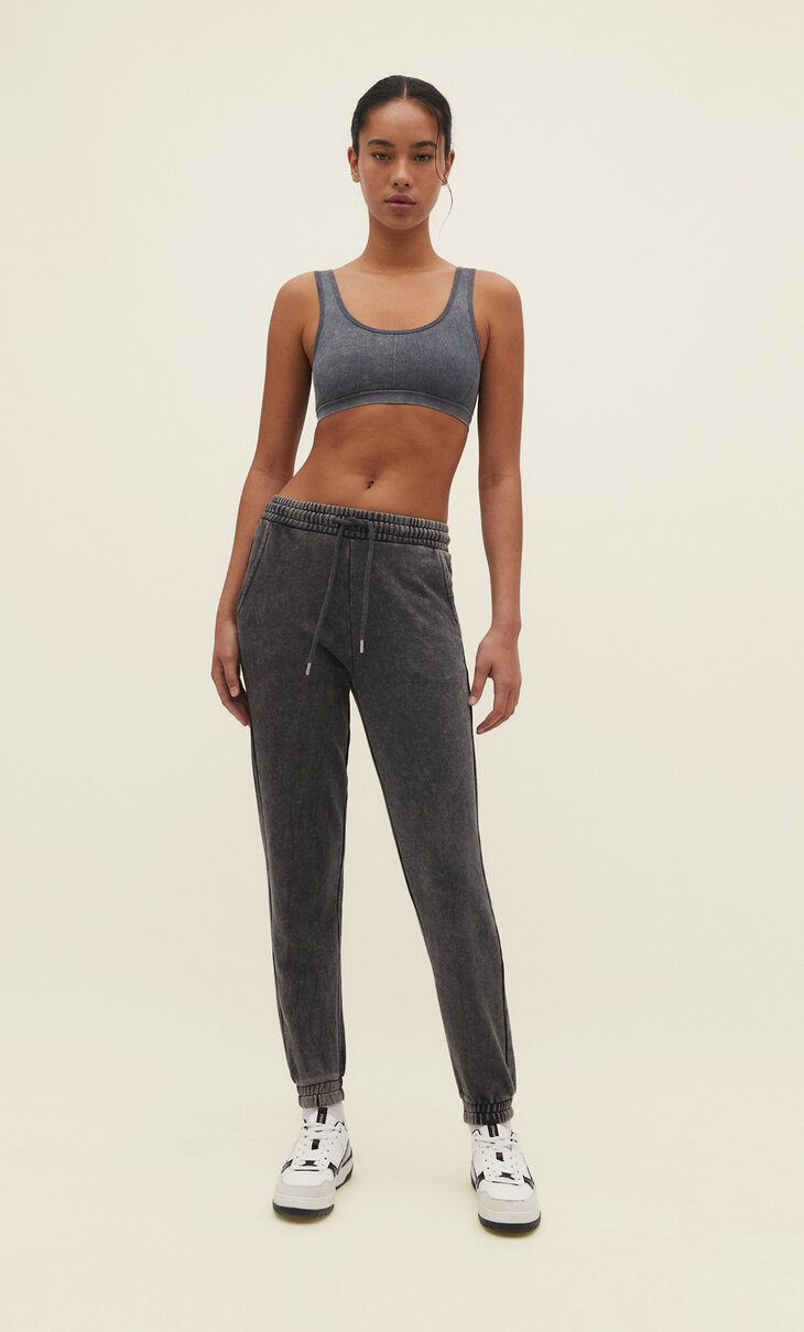 Joggingbroek van sweatstof