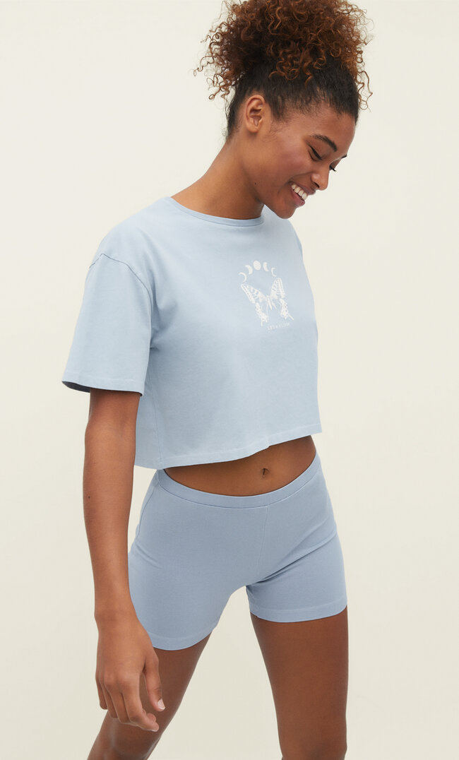 

Stradivarius Kurzarm-T-Shirt XS