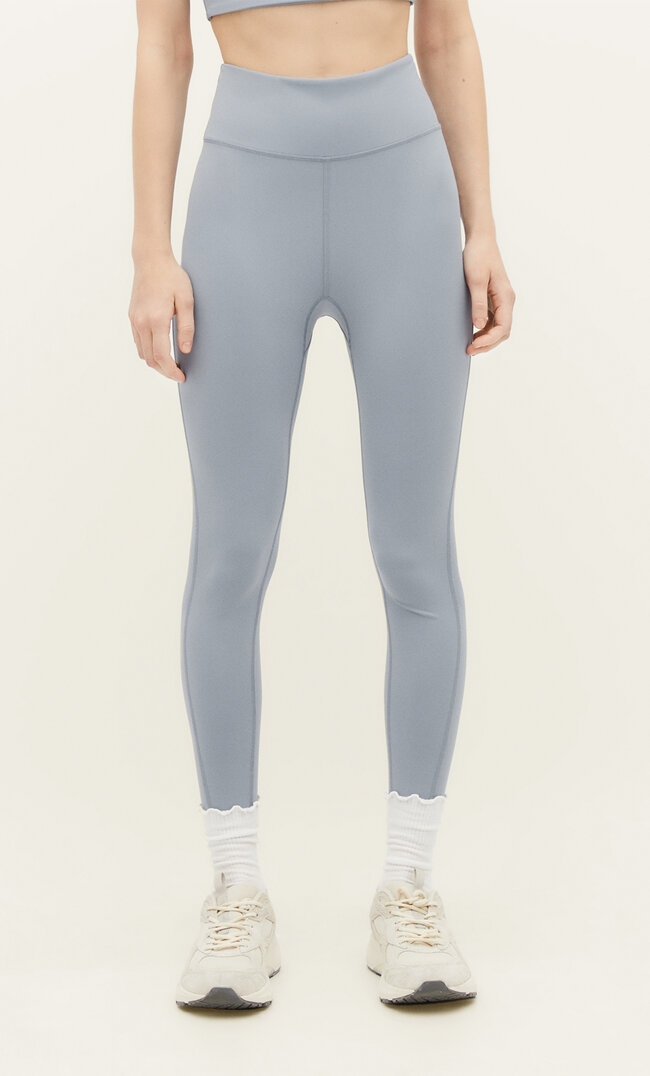 

Stradivarius Modelujące legginsy sportowe Jasnobłękitny S
