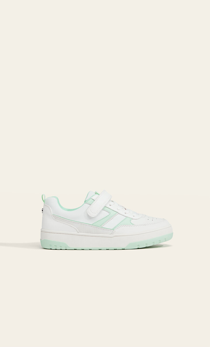 Trainers with strap detail