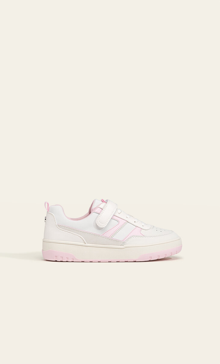 Trainers with strap detail
