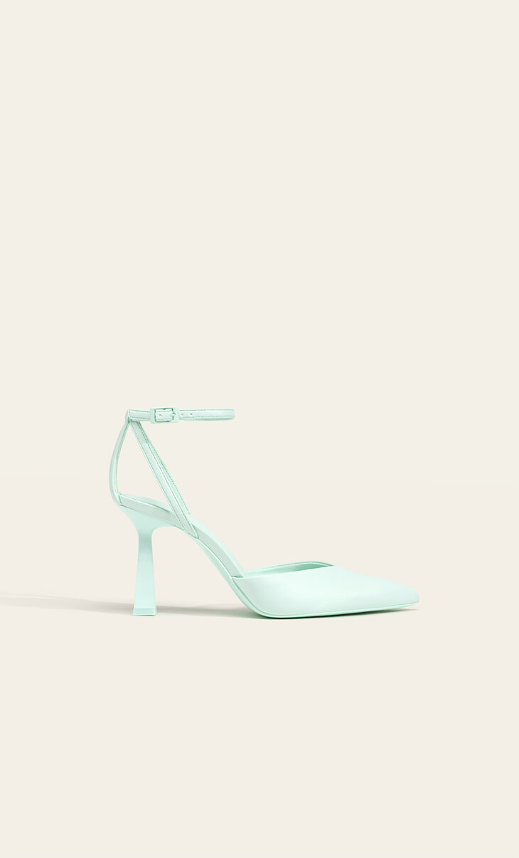 High-heel shoes with ankle straps