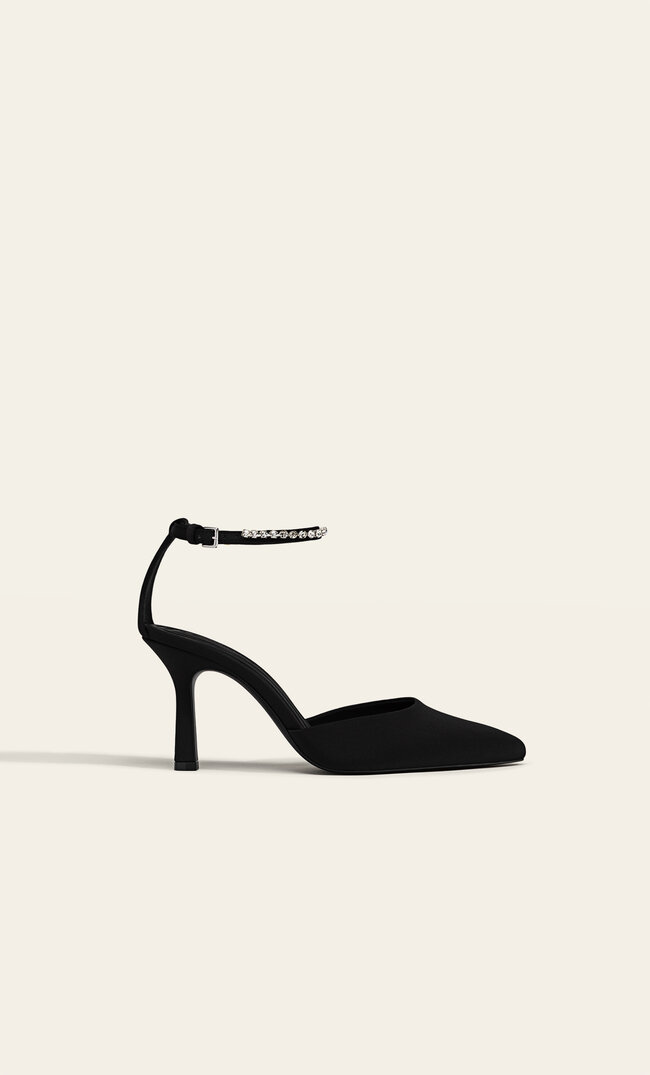 

Stradivarius Absatzschuhe mit Glitzer SCHWARZ 39