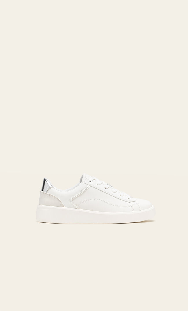 

Stradivarius Kombinierte Sneaker Weiss 36