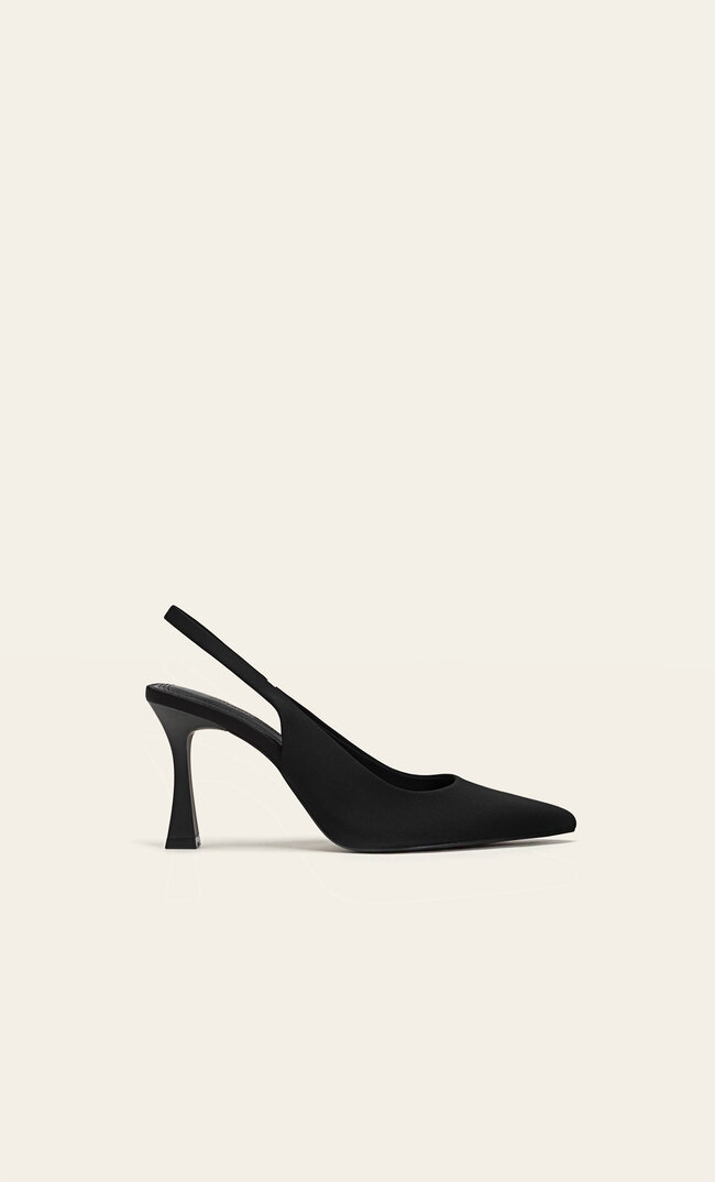

Stradivarius Absatzschuhe mit offener Ferse SCHWARZ 36