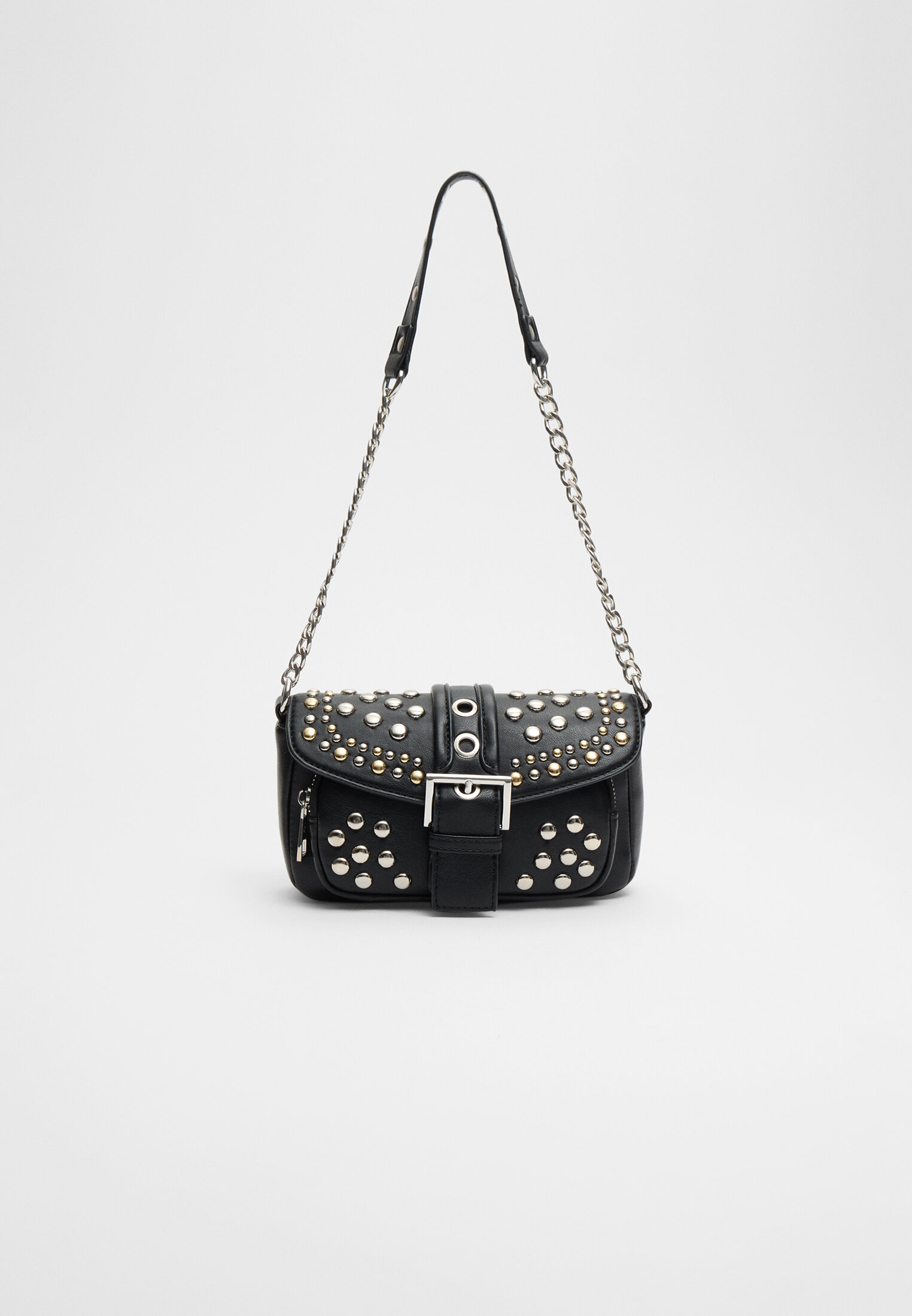 White studded crossbody bag 2025