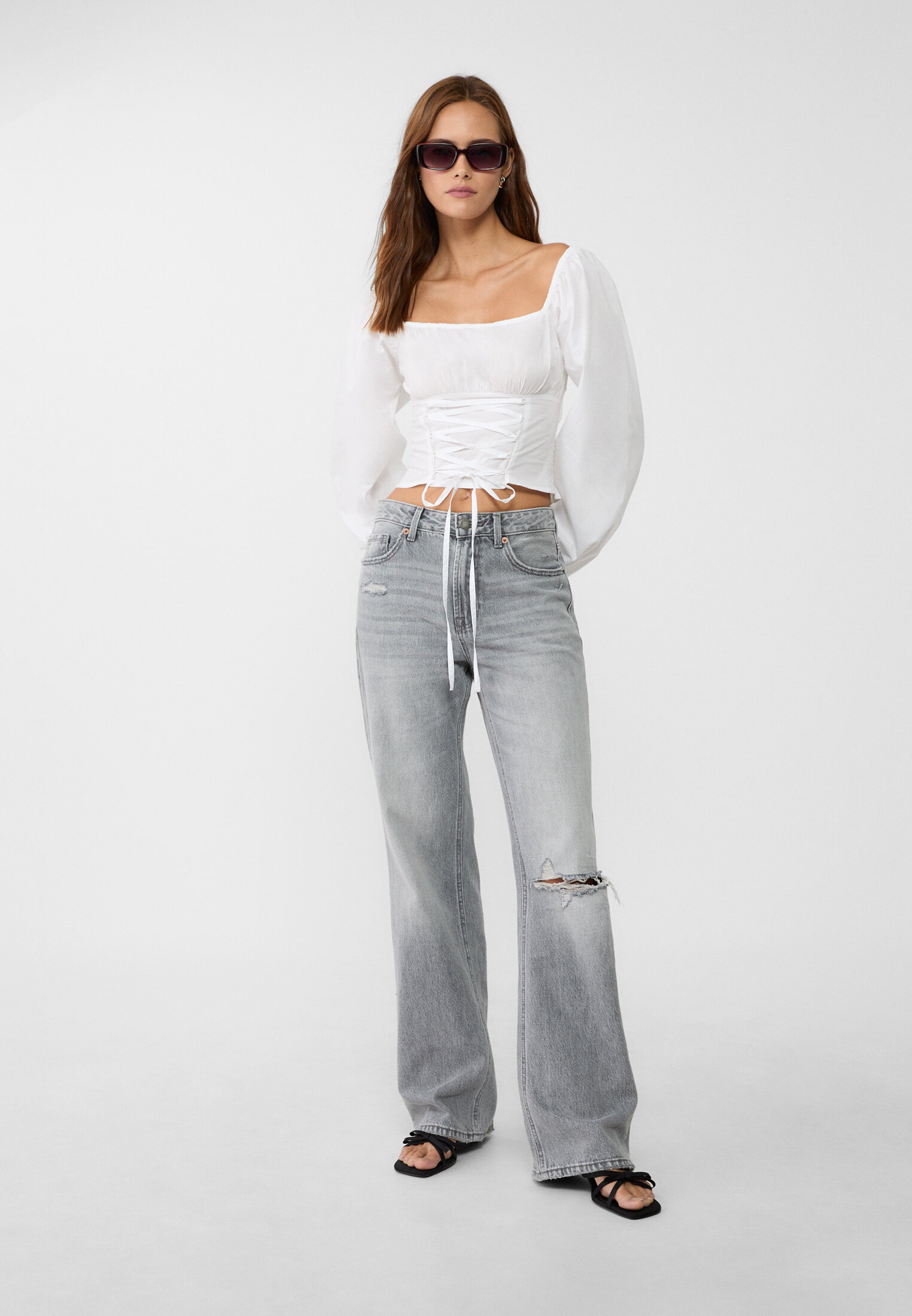 Top cruzado stradivarius best sale