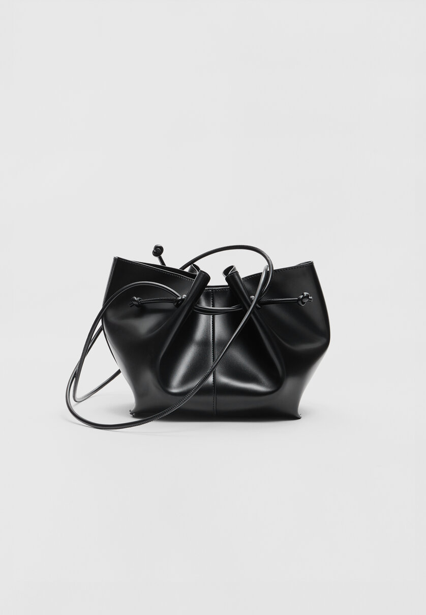 Faux leather tote bag - Women's fashion | Stradivarius United States