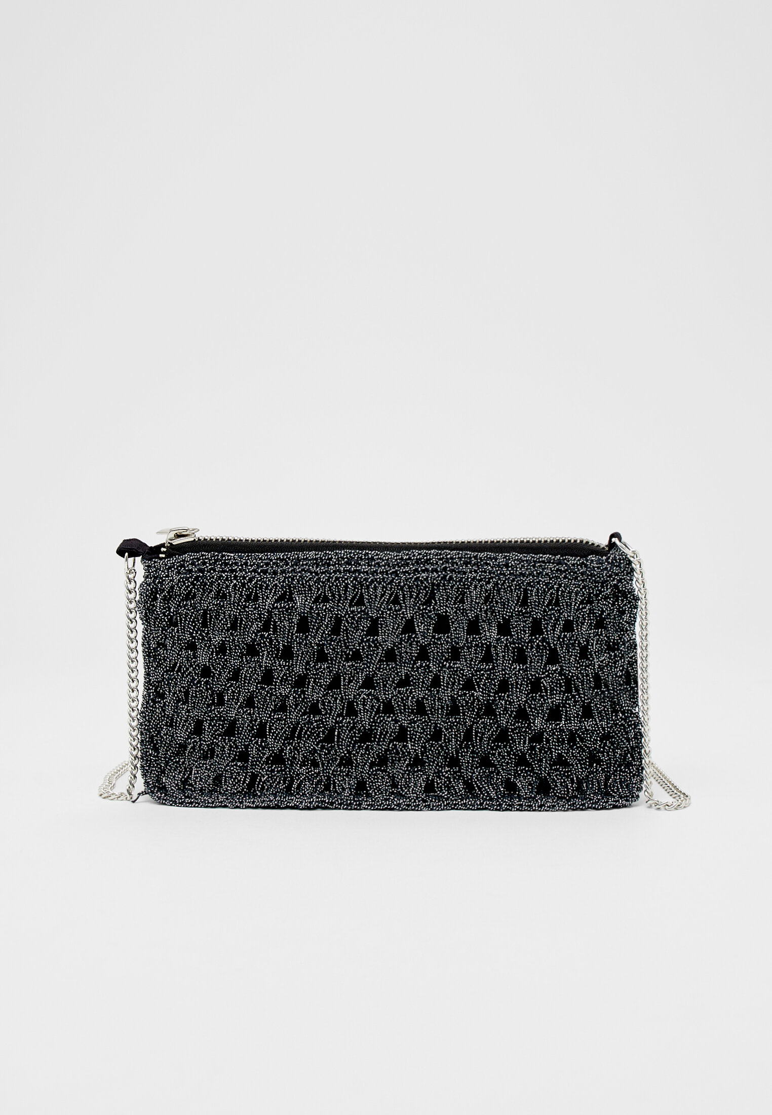 Mini sac crochet brillant null femme Stradivarius Luxembourg