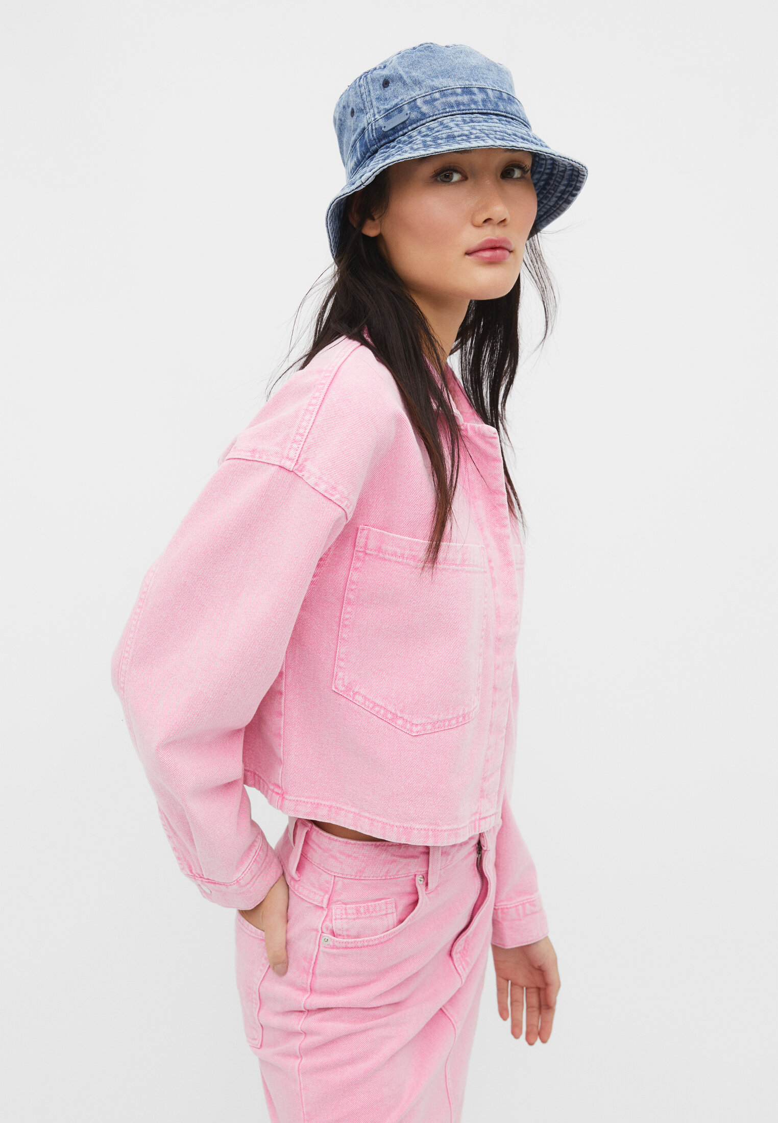 Stradivarius bucket hot sale hat