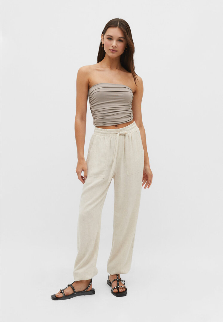 

Stradivarius Rustikale Jogginghose Steingrau M