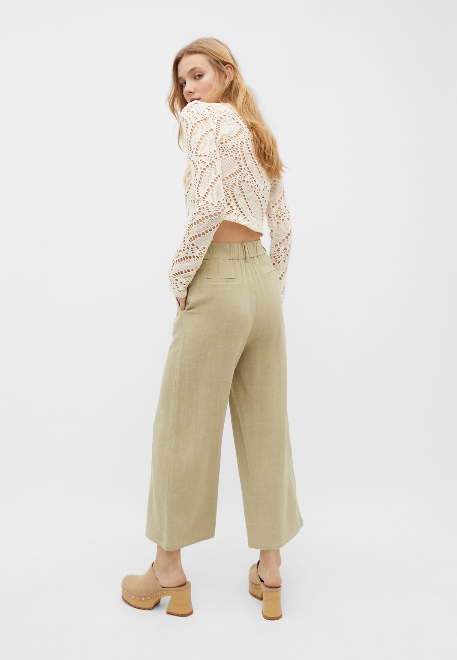 Pantalon culotte stradivarius hot sale