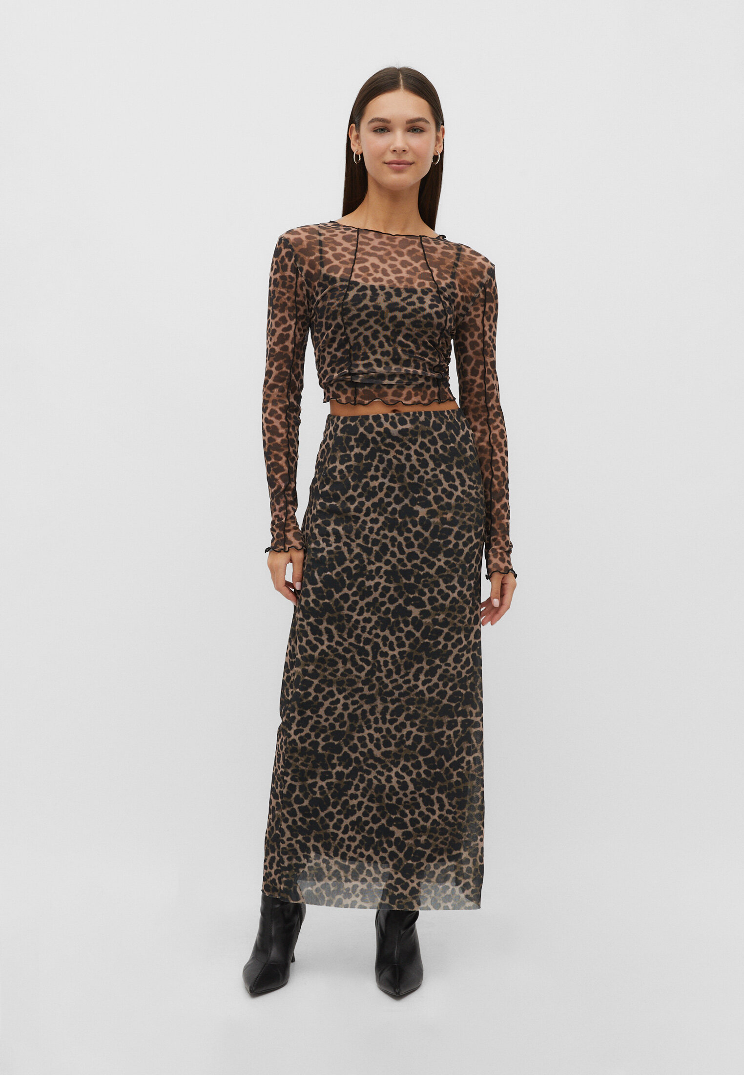 Jupe midi en tulle imprim e null femme Stradivarius Luxembourg