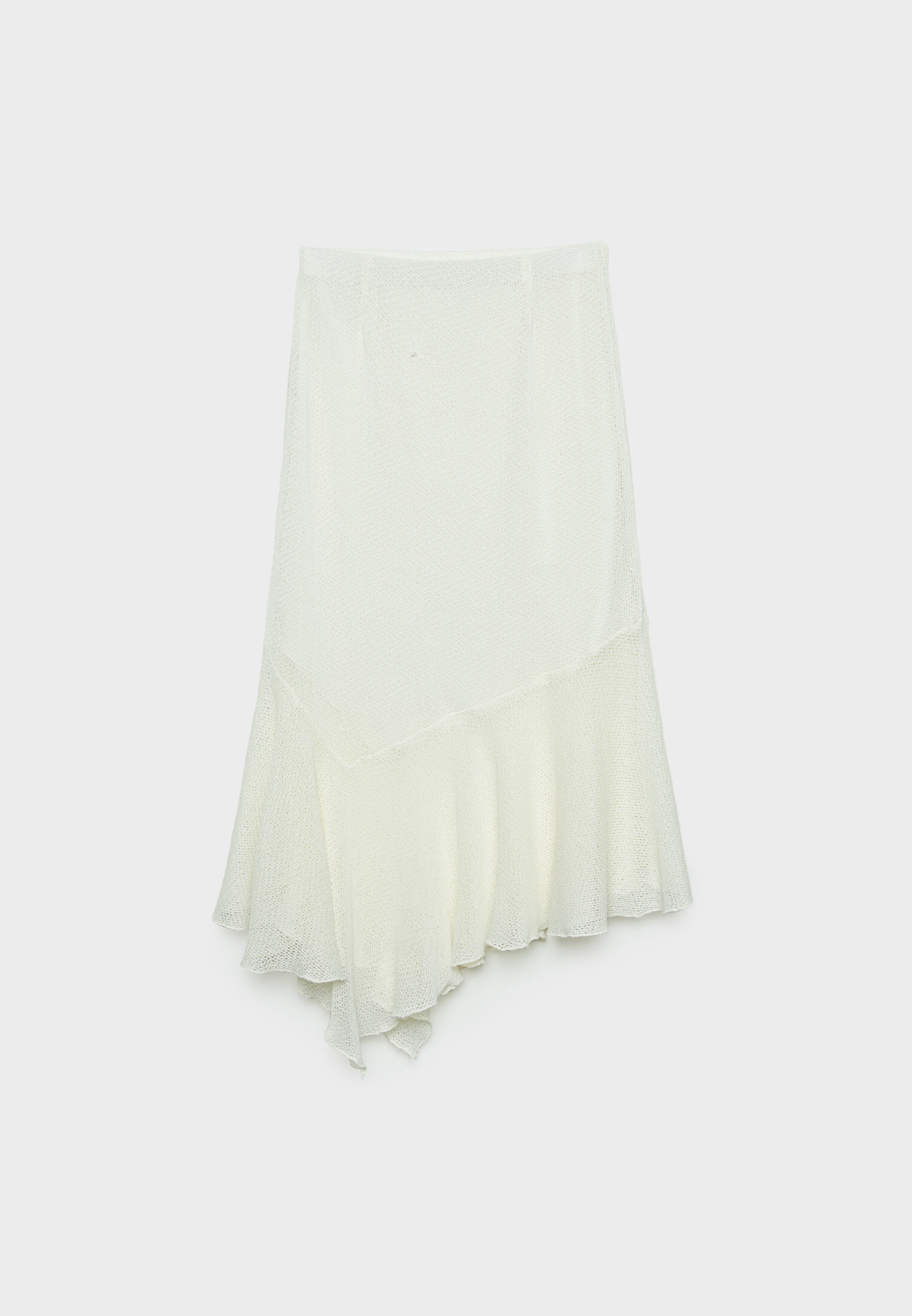 Open knit shop midi skirt