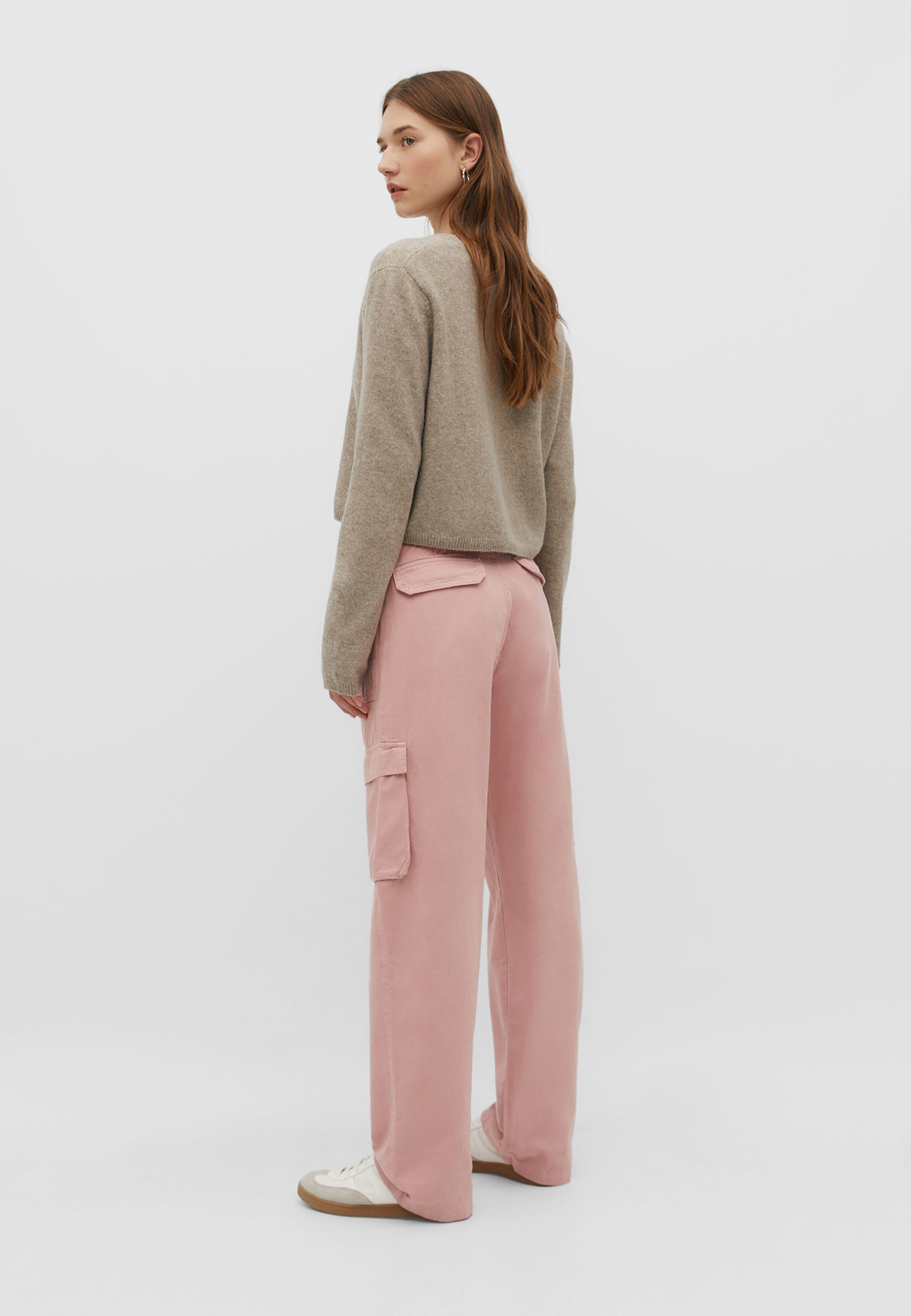 Pantalon discount rosa stradivarius