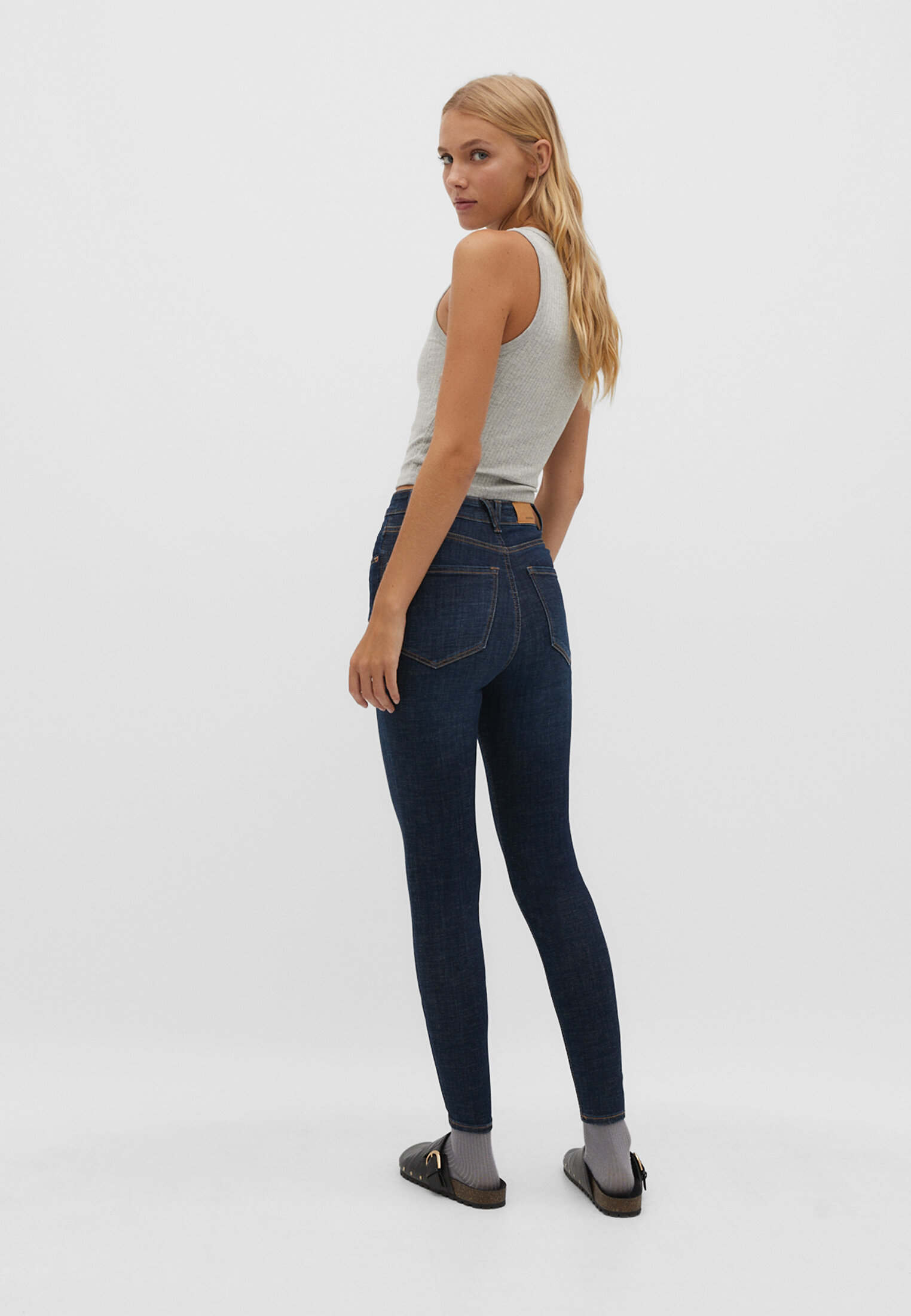 1450 Super high-waist skinny jeans