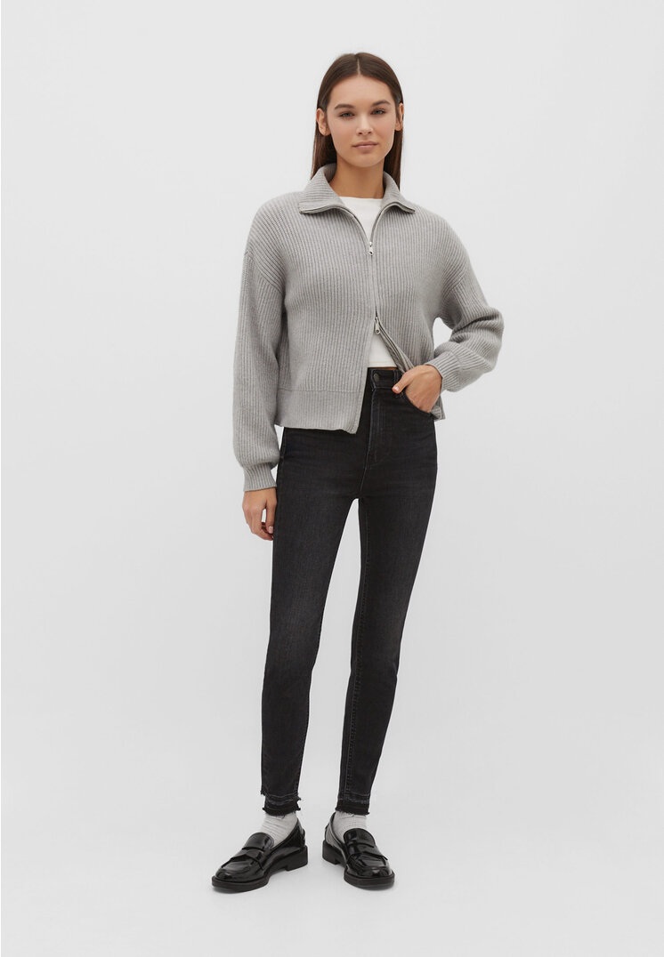 

Stradivarius 1450 Skinny-Jeans mit sehr hohem Bund Denim 36