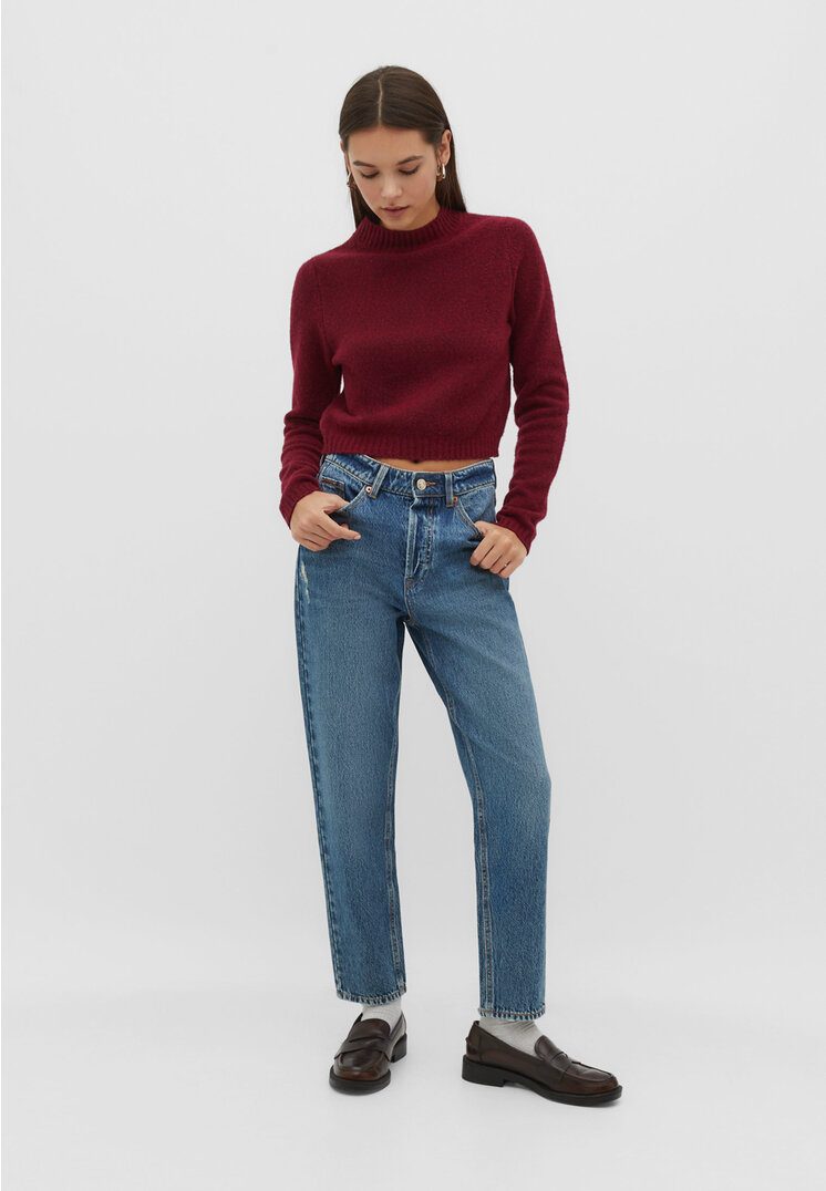 

Stradivarius 1460 Jeansy mom fit Denim 34