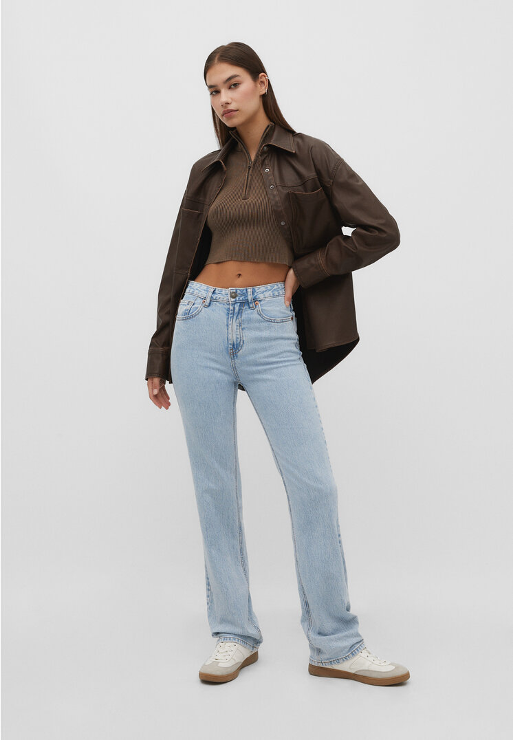 

Stradivarius Straight-Fit Vintage Jeans D98 Denim 44