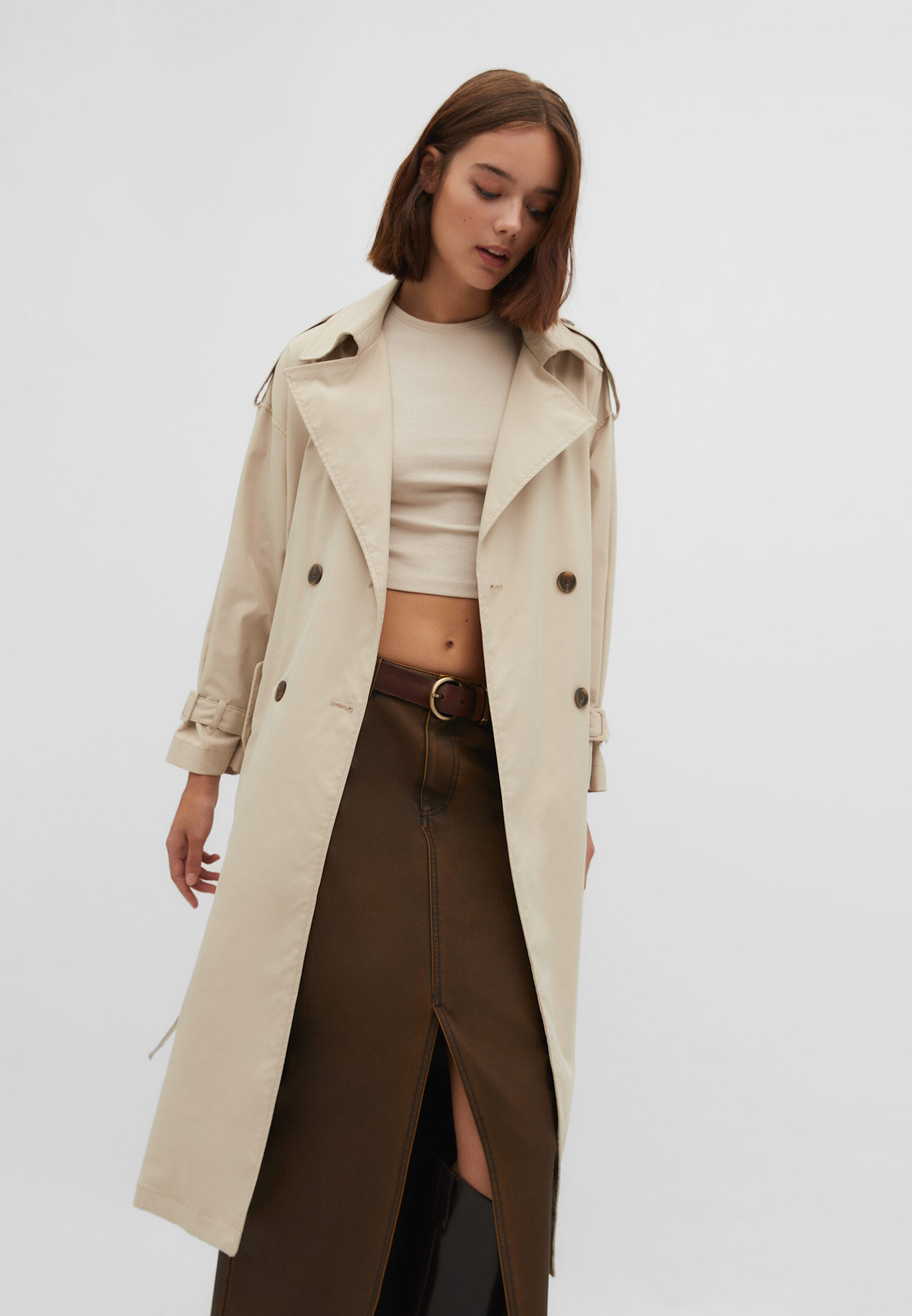 Oversize trench coat