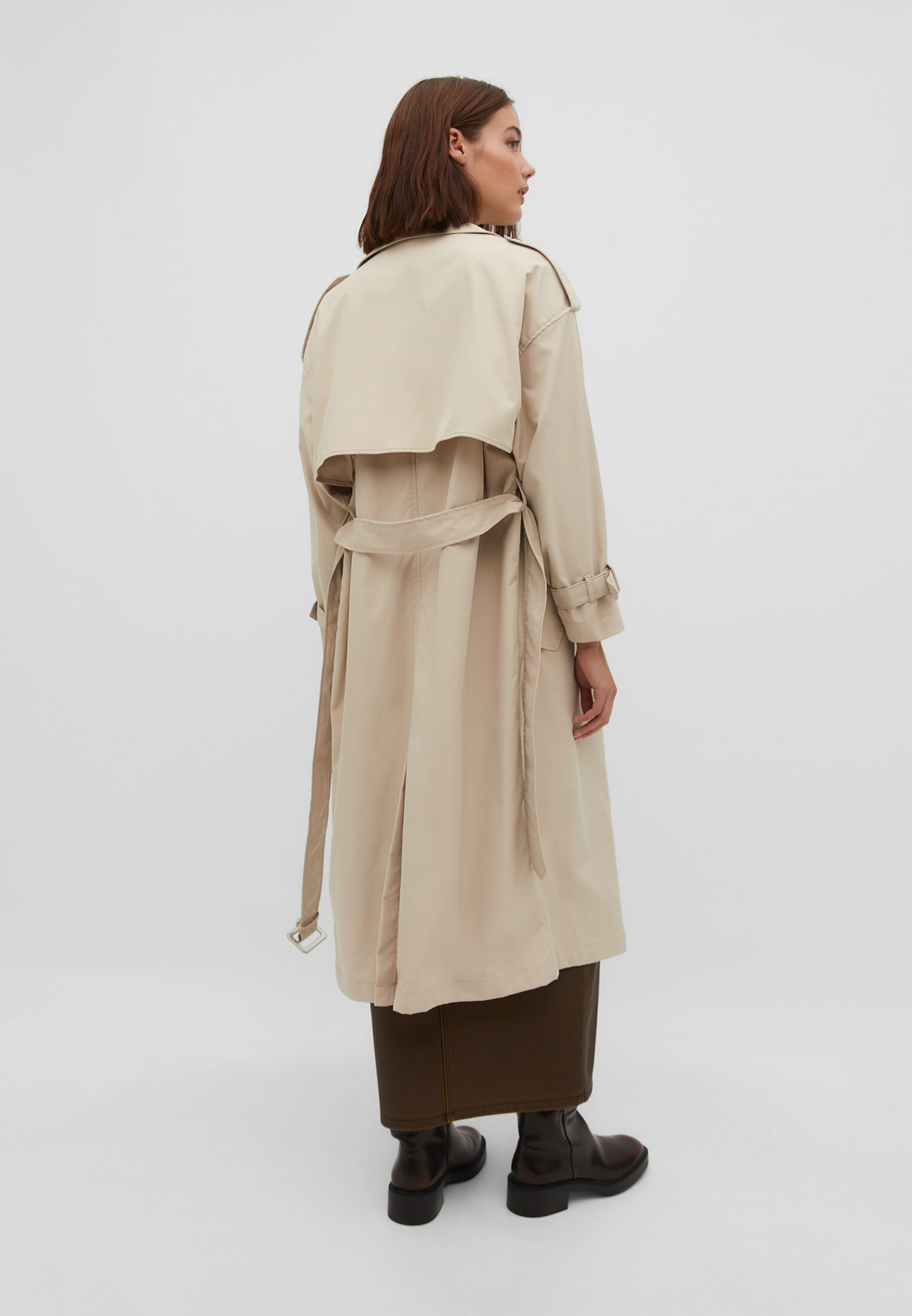 Stradivarius hotsell beige coat