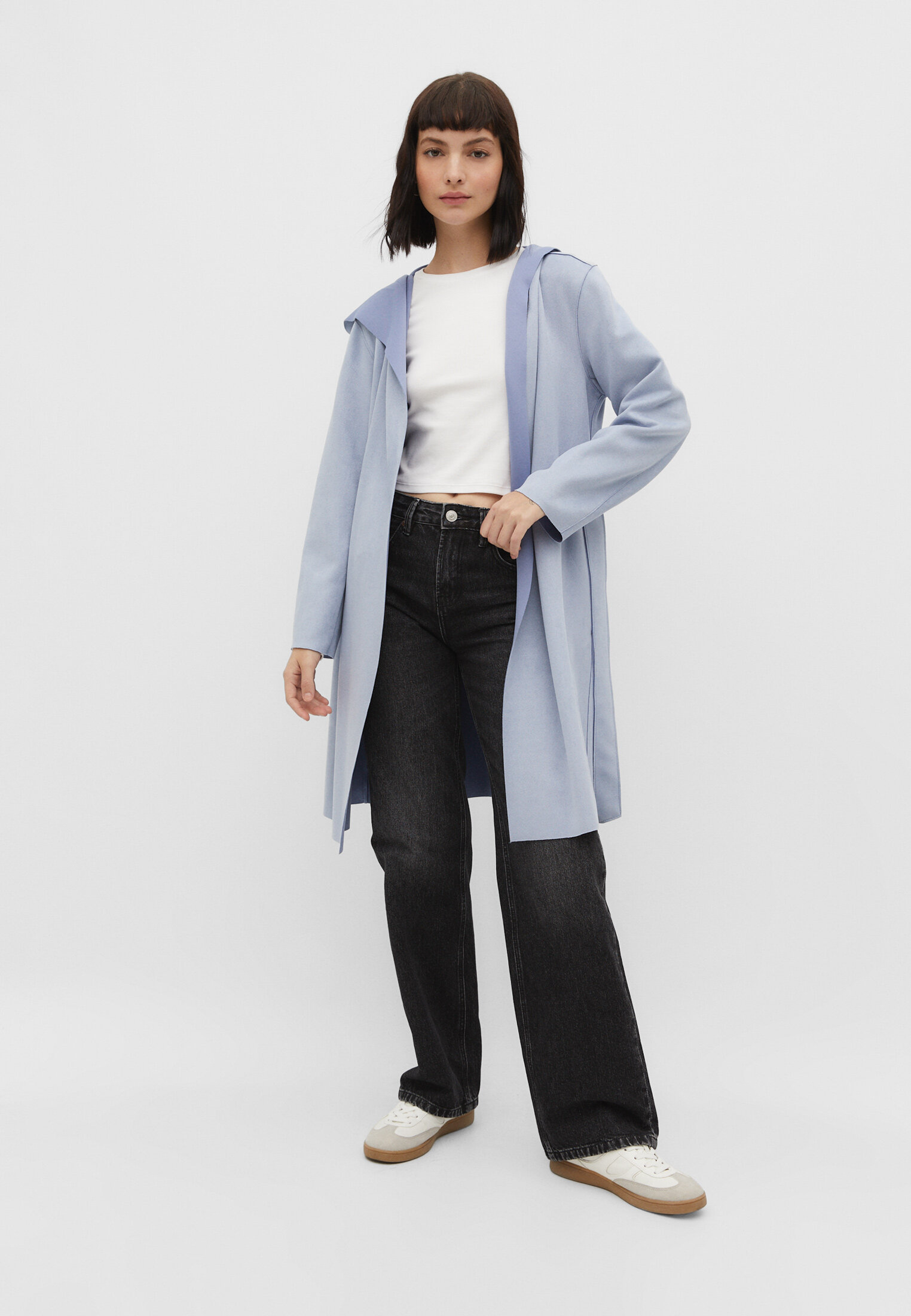 Faux suede trench on sale coats