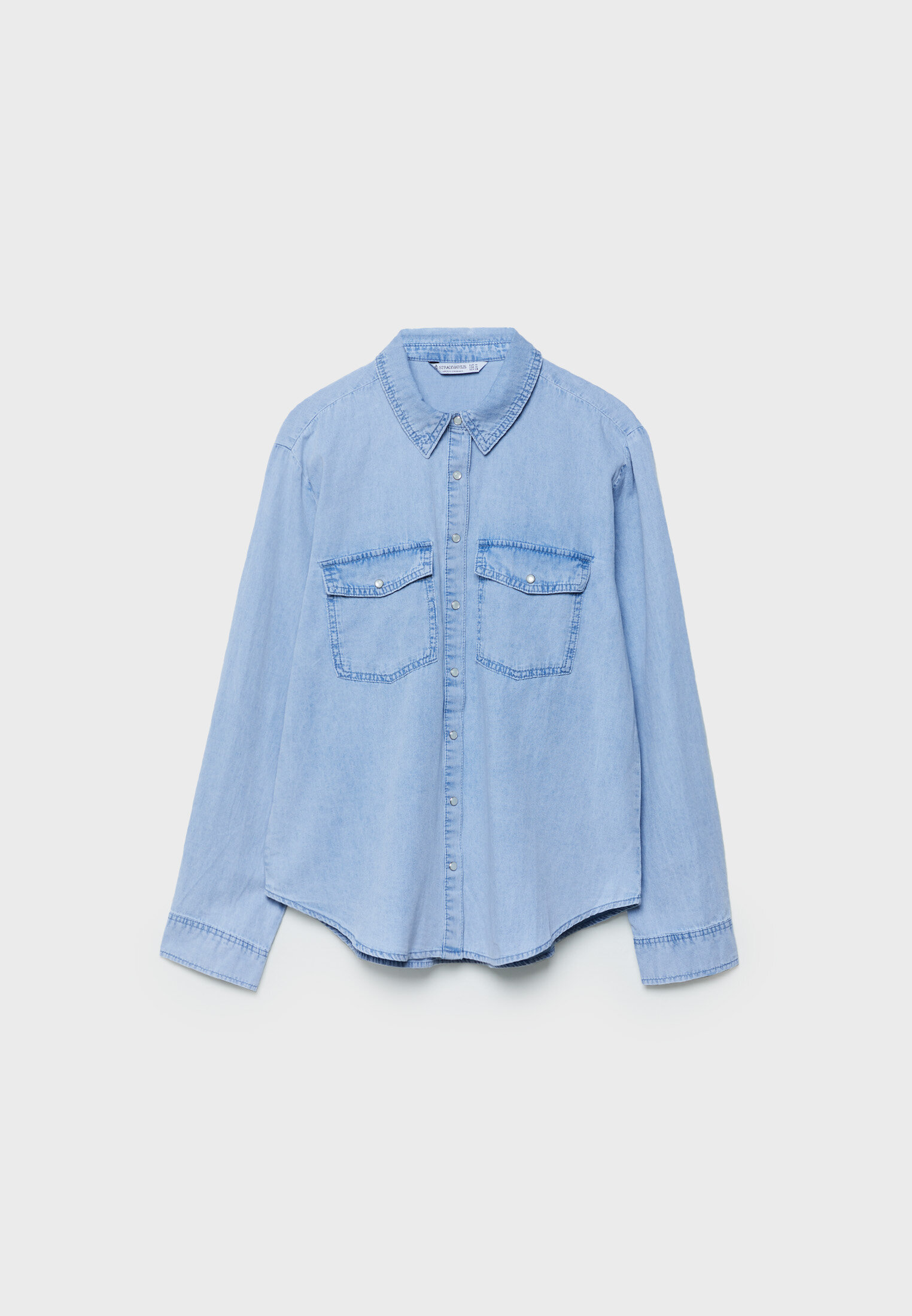 Camisa denim mujer stradivarius new arrivals