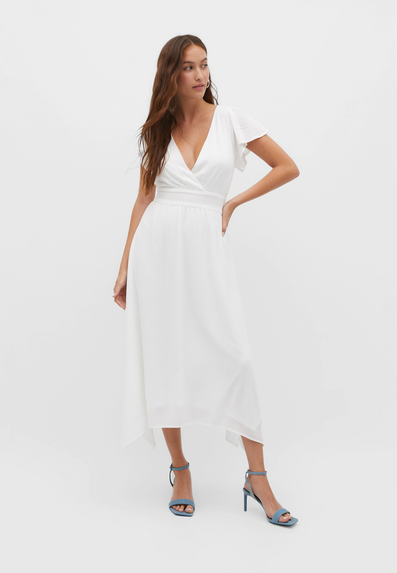 Robe midi fluide discount femme