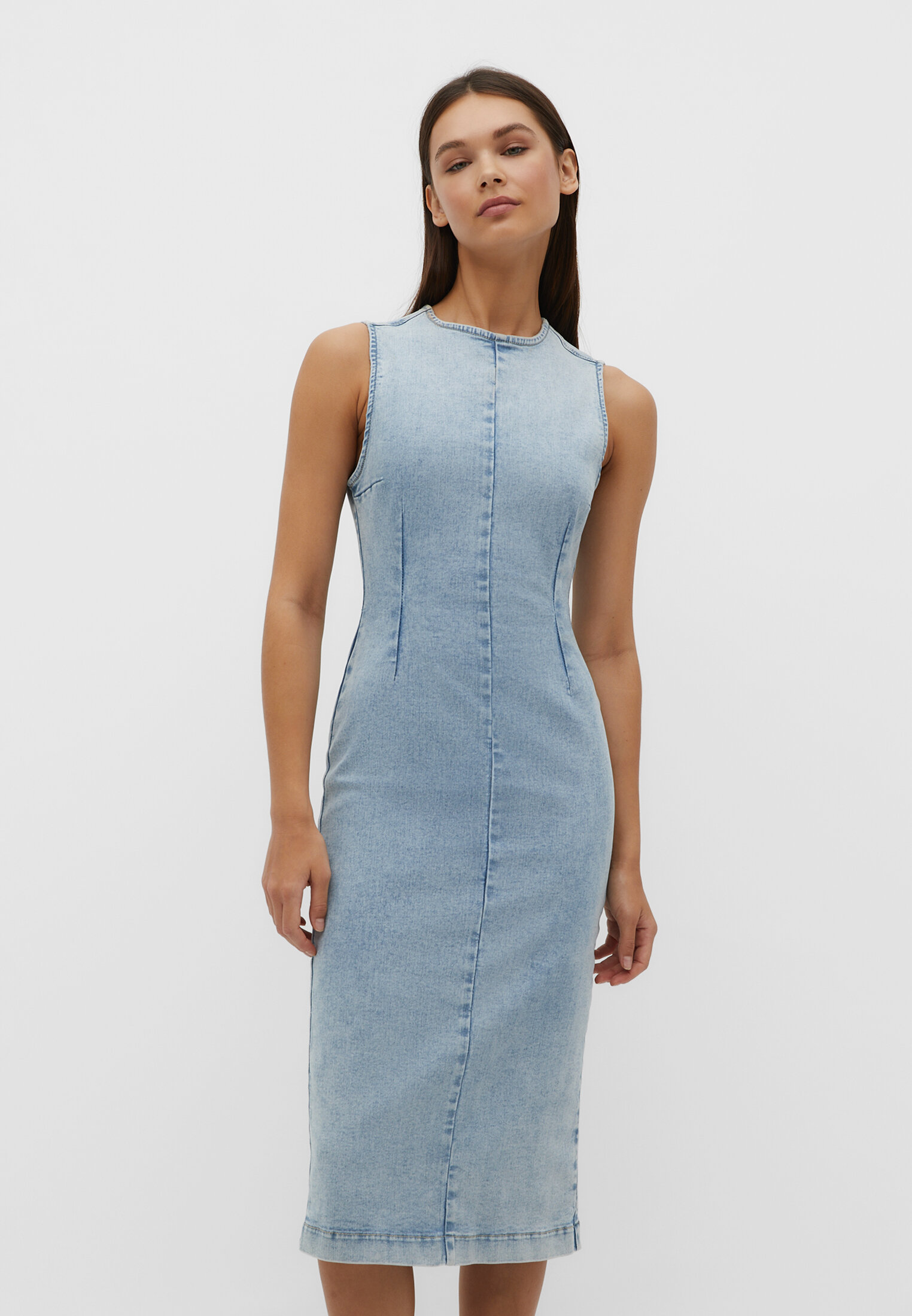 Vestido discount denim stradivarius