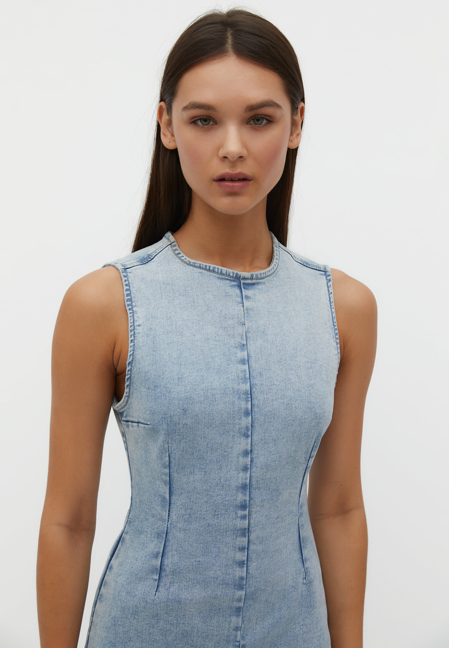 Stradivarius vestido online denim