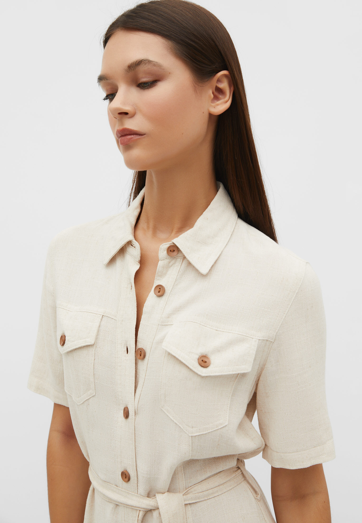 Shirt clearance dress stradivarius