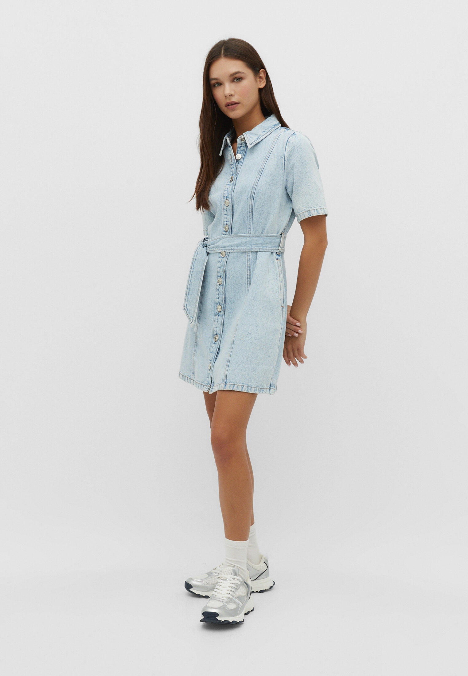 Shirt dress hot sale stradivarius