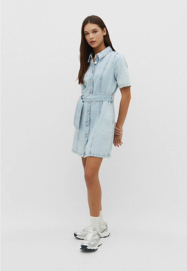 

Stradivarius Denim-Hemdkleid Jeansblau XL