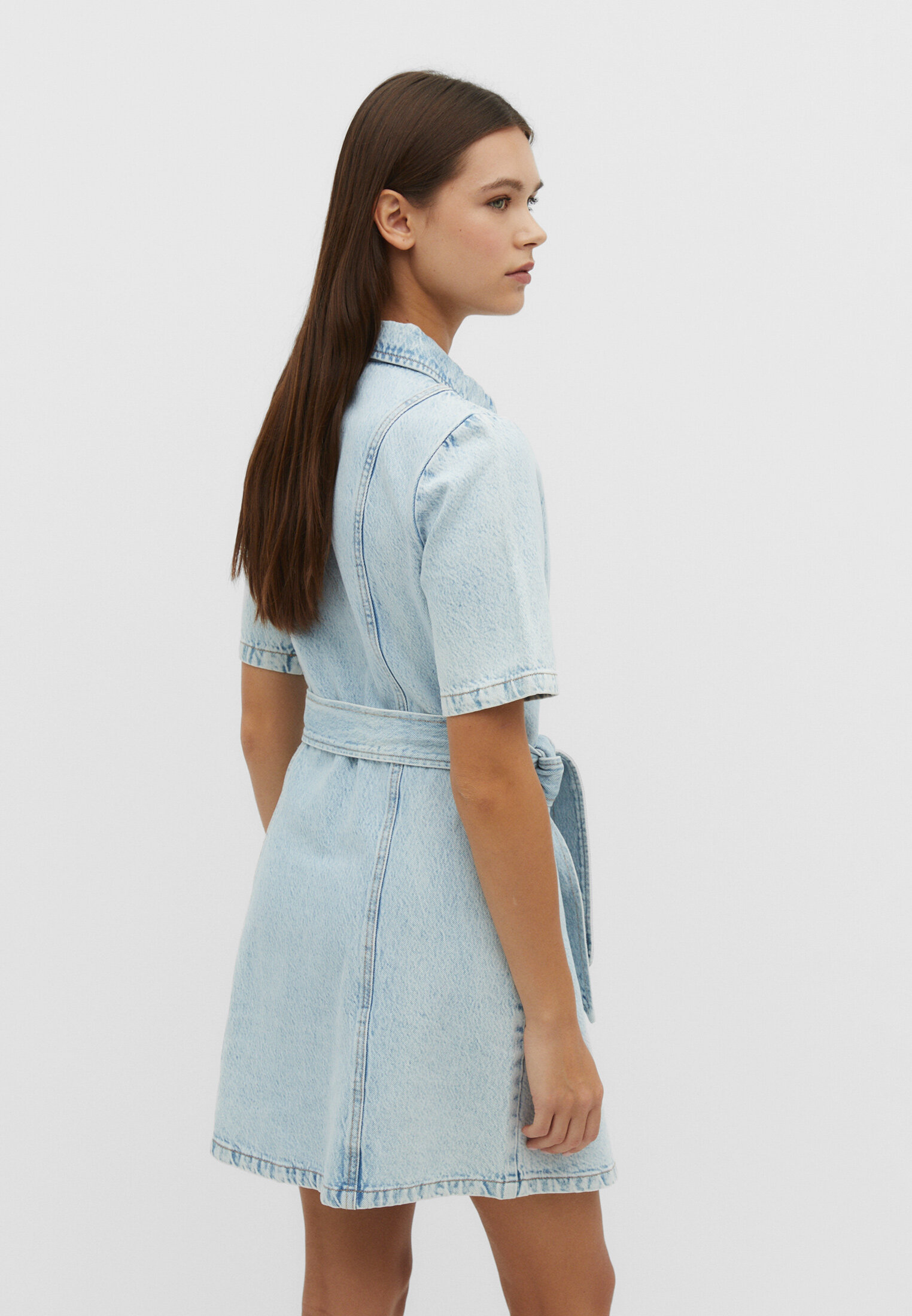 Stradivarius discount vestido denim