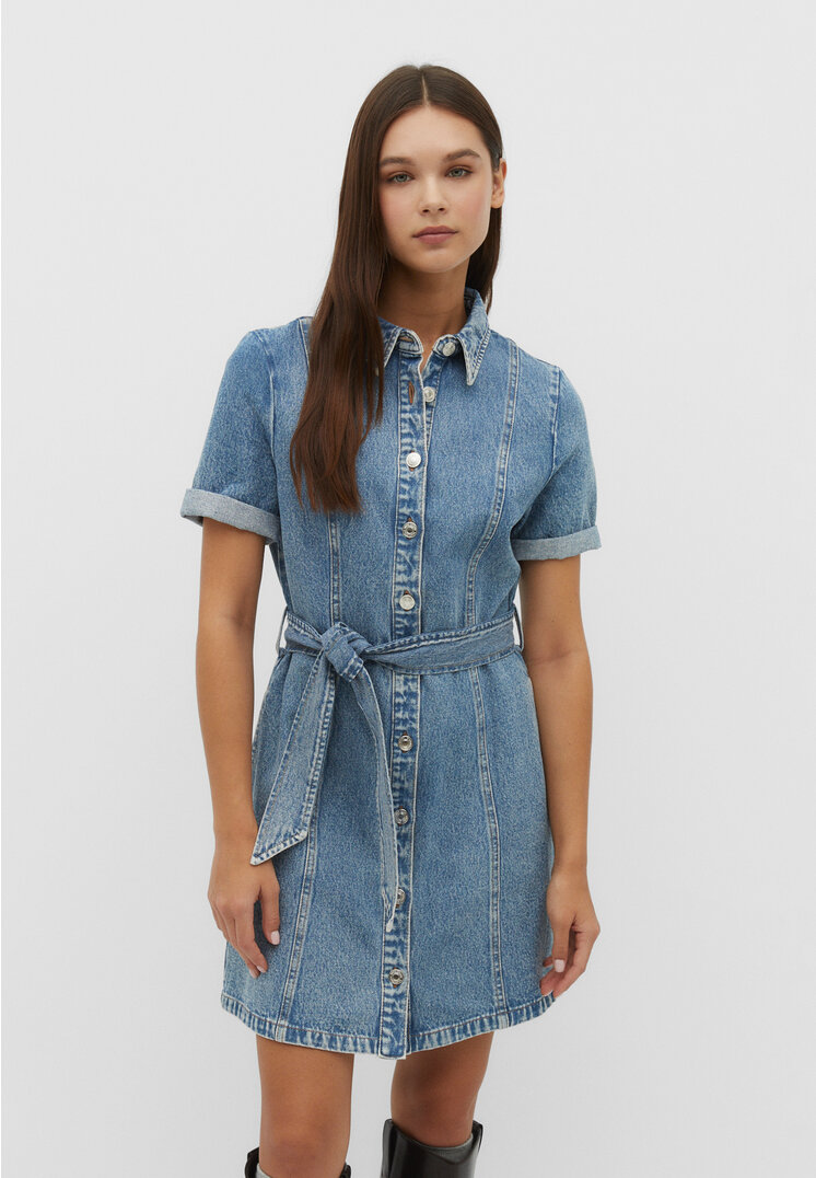 

Stradivarius Denim-Hemdkleid Jeansblau XL