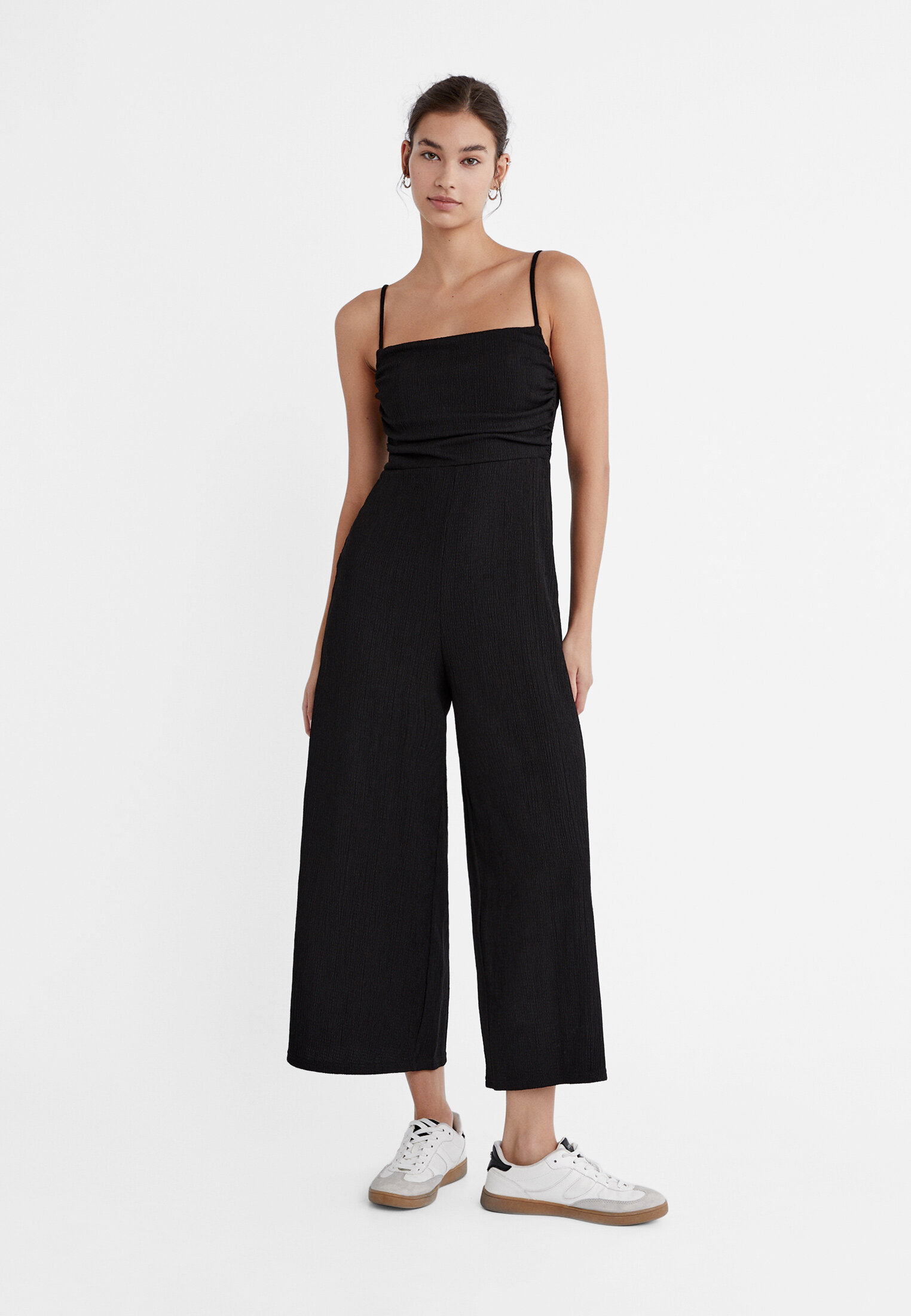 Stradivarius store black jumpsuit