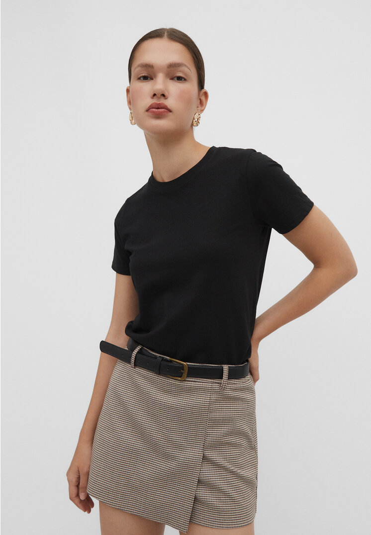 

Stradivarius Basic T-Shirt Schwarz M