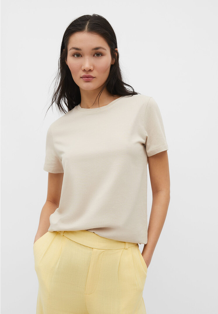 

Stradivarius Basic T-Shirt Steingrau L