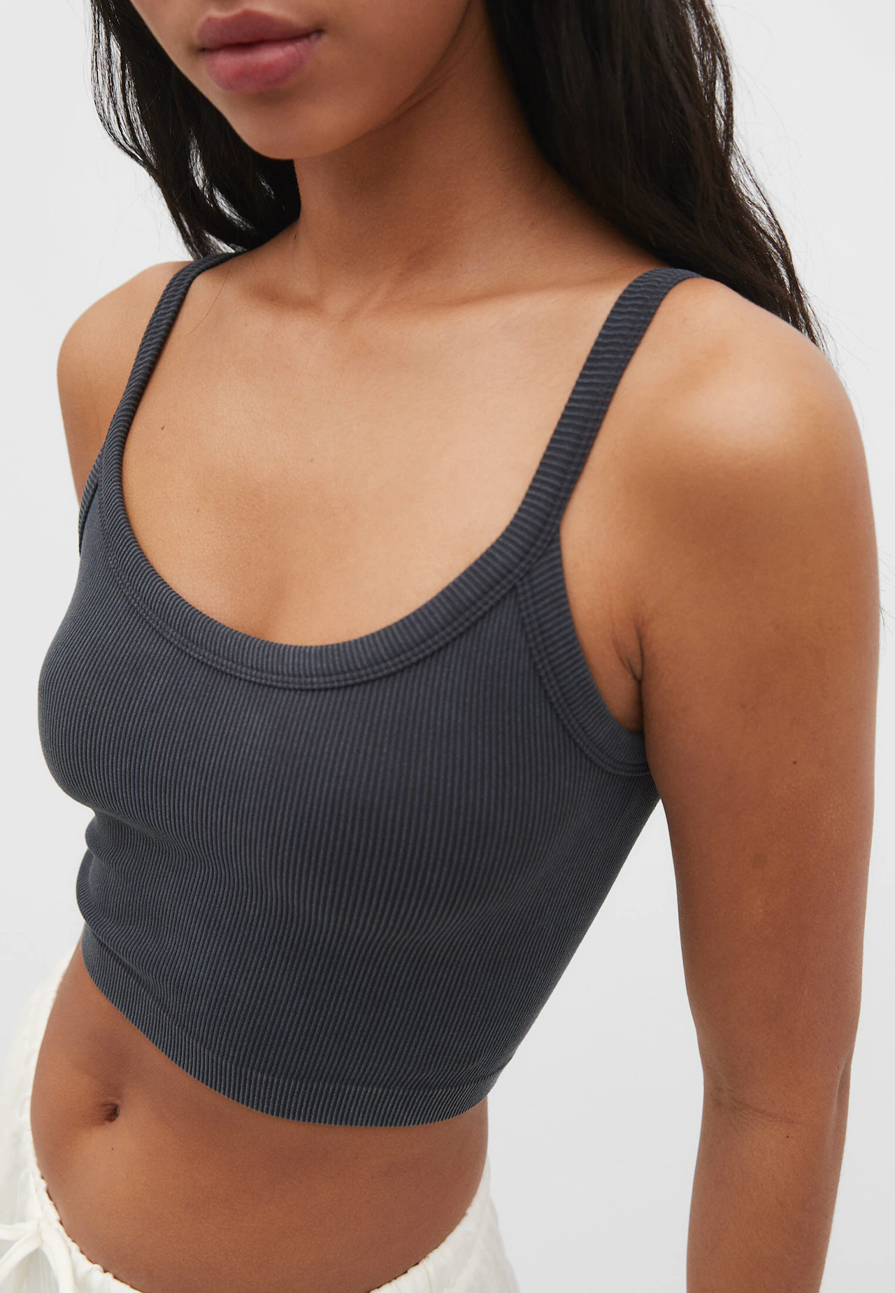 Crop top camisole with straps